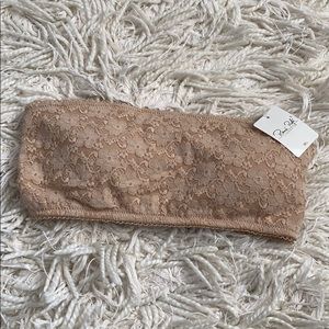 Rene Rofe padded strapless bandeau bra